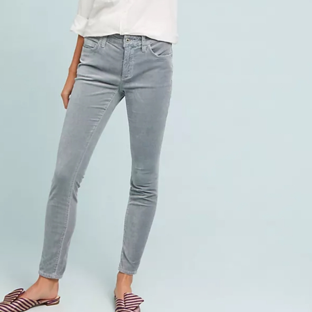 Pilcro and the Letterpress velvet jeans EUC Anthropologie